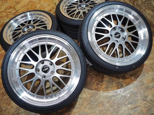 ☆新品セット☆深リム 高級 メッシュ 235/35R19 クラウン マークX Amazon | levanna V10-EX FFT 19インチ 8.5J+42 5H114.3 ハイパー